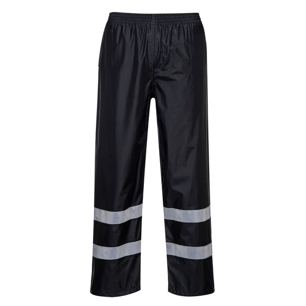 Portwest® Iona Enhanced Rain Pants , Black, Size M (F441BKRM) Each