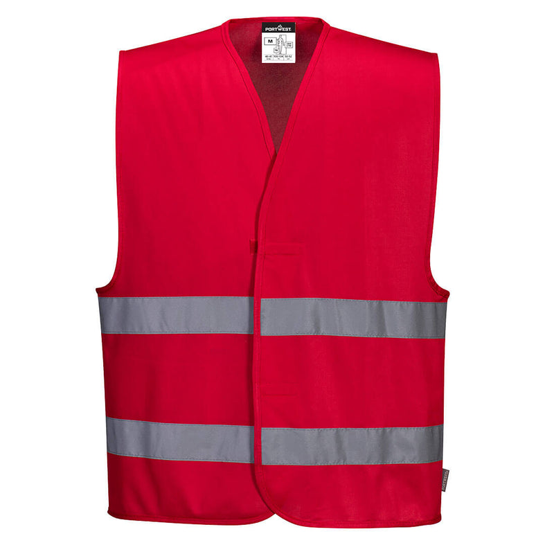 Portwest® Iona Enhanced Vest , Red, Size L/XL (F474RERL/XL) Each