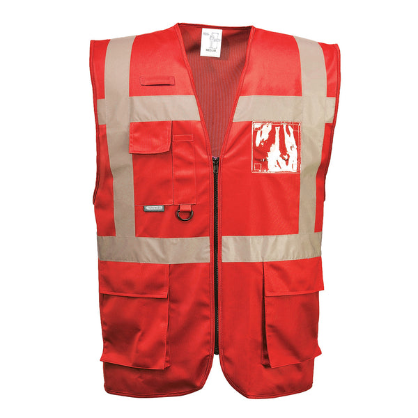 Portwest® Iona Executive Vest, Red, Size XXL (F476RERXXL) Each
