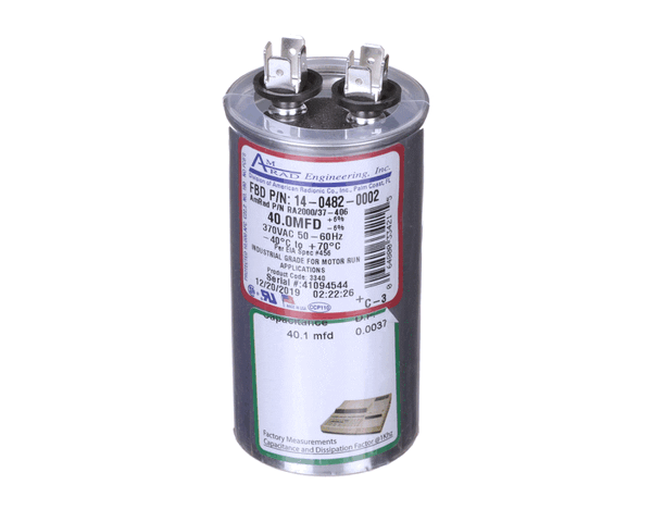FBD 14-0482-0002 Compressor, Run Capacitor,40 M (FBD14-0482-0002) Each