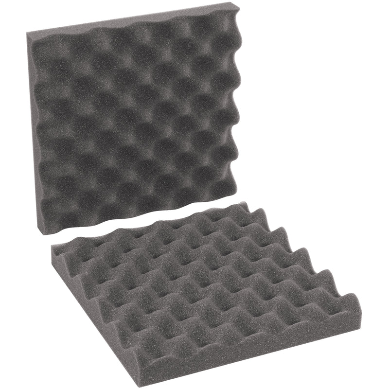 10 x 10 x 2" Charcoal Convoluted Foam Sets (FCSC10102) Case Of 24