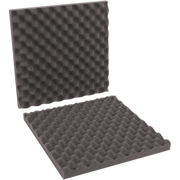 16 x 16 x 2" Charcoal Convoluted Foam Sets (FCSC16162) Case Of 12