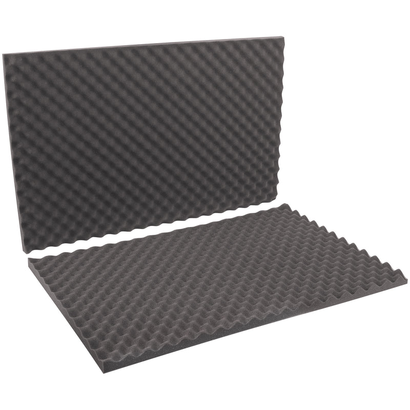 24 x 36 x 2" Charcoal Convoluted Foam Sets (FCSC24362) Case Of 9