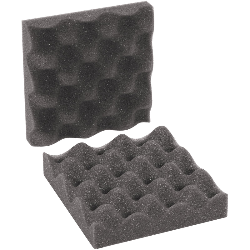 6 x 6 x 2" Charcoal Convoluted Foam Sets (FCSC662) Case Of 64