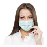 Adenna® Earloop 3-Ply Face Mask, 4-Fold, Blue, 50/Box, 10 bxs/Case (HOSFEL110B) Case of 500
