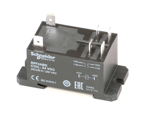 Franke Foodservice System 19003558 Relay, 30A/24Vdc Dpst Plug-In (FFS19003558) Each