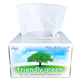 Friendly Green® 4.4x8.3, 100% Recycled & Biodegradable 280 Wipes/Box, Case of 60 Boxes (HOSFG-1) Case of 60 Boxes