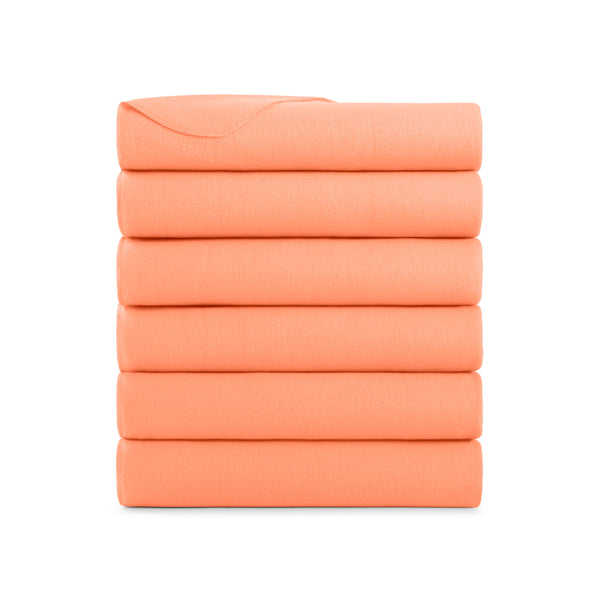 Arkwright Home Cozy Soft Polar Fleece Throw 50x60 Coral (6PK) (P-FCPL-6PK-CO) 6/PK