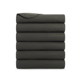 Arkwright Home® Cozy Soft Polar Fleece Throw 50x60 Dark Grey, 24/Case (FLC-PLR-5060-6PK-DG) Case of 24