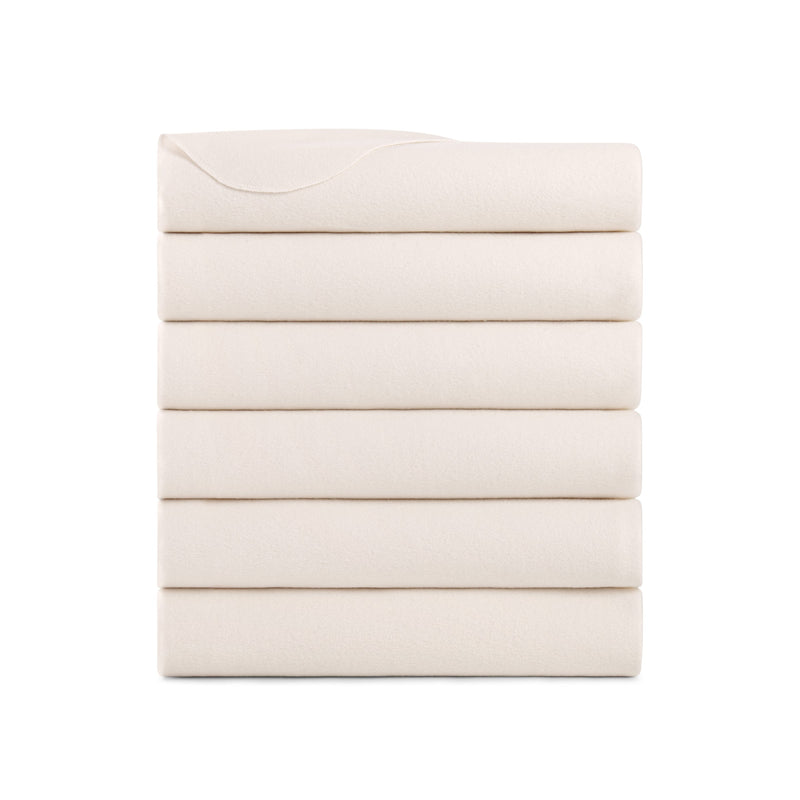 Arkwright Home Cozy Soft Polar Fleece Throw 50x60 Ivory (6PK) (P-FCPL-6PK-IV) 6/PK