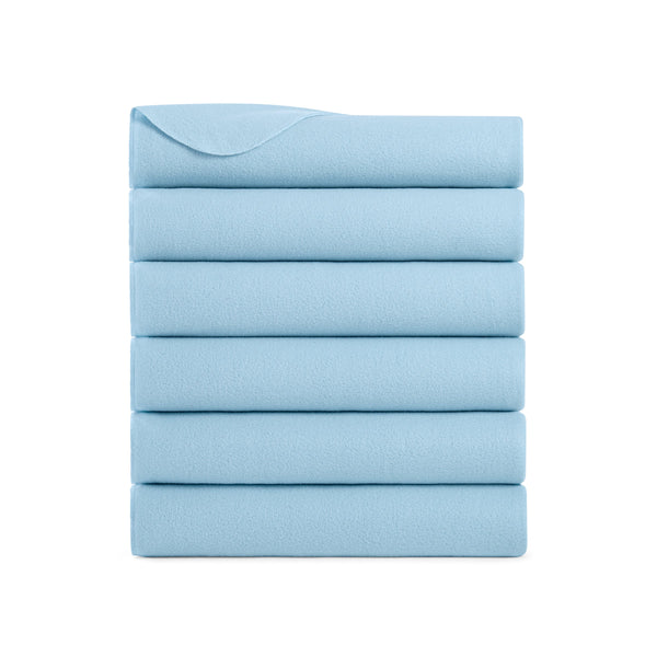 Arkwright Home Cozy Soft Polar Fleece Throw 50x60 Blue (6PK) (P-FCPL-6PK-LB) 6/PK