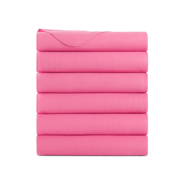 Arkwright Home Cozy Soft Polar Fleece Throw 50x60 Pink (6PK) (P-FCPL-6PK-PK) 6/PK