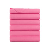 Arkwright Home® Cozy Soft Polar Fleece Throw 50x60 Pink, 24/Case (FLC-PLR-5060-6PK-PK) Case of 24
