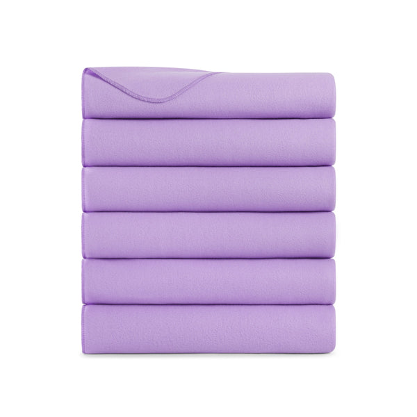 Arkwright Home Cozy Soft Polar Fleece Throw 50x60 Purple (6PK) (P-FCPL-6PK-PU) 6/PK
