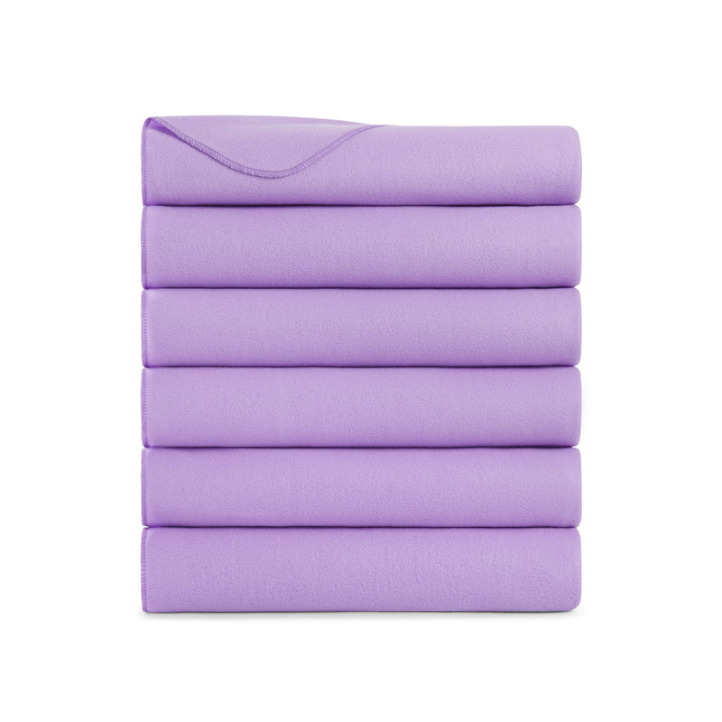 Arkwright Home Cozy Soft Polar Fleece Throw 50x60 Purple (6PK) (P-FCPL-6PK-PU) 6/PK