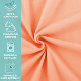 Arkwright Home® Cozy Soft Polar Fleece Throw 50x60 Coral, 12/Case (FLC-PLR-5060-CO-CS) Case of 12