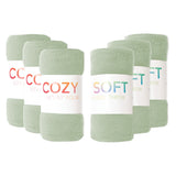 Arkwright Home® Cozy Soft Polar Fleece Throw 50x60 Green, 12/Case (FLC-PLR-5060-GR) Case of 12