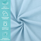 Arkwright Home® Cozy Soft Polar Fleece Throw 50x60 Light Blue, 24/Case (FLC-PLR-5060-6PK-LB) Case of 24