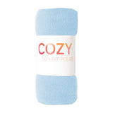 Arkwright Home® Cozy Soft Polar Fleece Throw 50x60 Light Blue, 24/Case (FLC-PLR-5060-6PK-LB) Case of 24