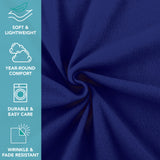 Arkwright Home® Cozy Soft Polar Fleece Throw 50x60 Navy, 24/Case (FLC-PLR-5060-6PK-NV) Case of 24
