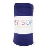 Arkwright Home® Cozy Soft Polar Fleece Throw 50x60 Navy, 24/Case (FLC-PLR-5060-6PK-NV) Case of 24
