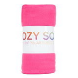 Arkwright Home® Cozy Soft Polar Fleece Throw 50x60 Pink, 24/Case (FLC-PLR-5060-6PK-PK) Case of 24