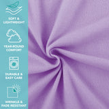 Arkwright Home® Cozy Soft Polar Fleece Throw 50x60 Purple, 12/Case (FLC-PLR-5060-PU-CS) Case of 12
