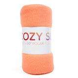 Arkwright Home® Cozy Soft Polar Fleece Throw 50x60 Coral, 24/Case (FLC-PLR-5060-6PK-CO) Case of 24