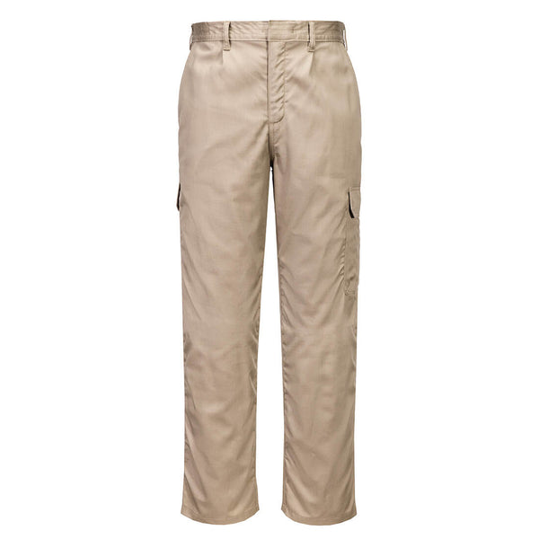 Portwest® Bizflame 88/12 FR Pants, Khaki, Size 32 (FR421KHR32) Each