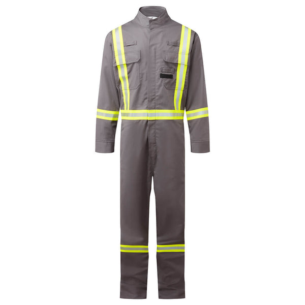 Portwest® Bizflame 88/12 X Back 2” Iona Xtra FR Coverall, Gray, Size 54 (FR511GRR54) Each
