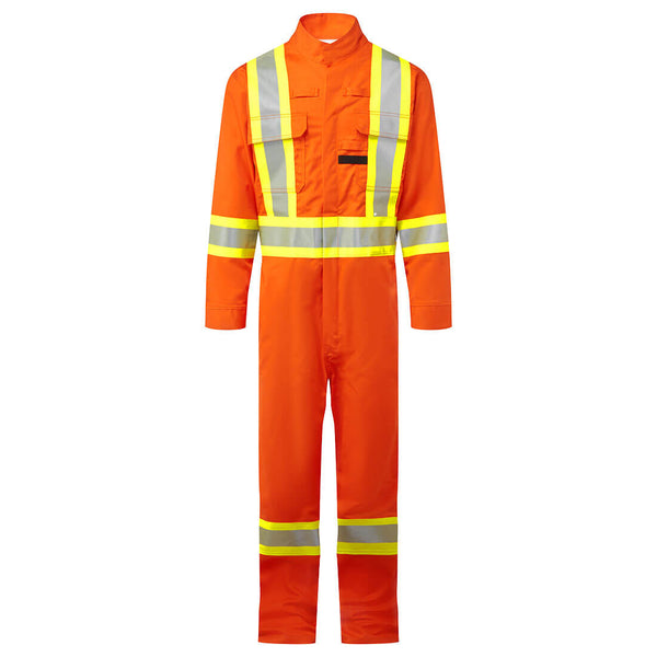 Portwest® Bizflame 88/12 X Back 4” Iona Xtra FR Coverall, Orange, Size 50 (FR512ORR50) Each