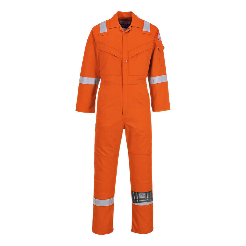 Portwest® Bizflame Work Lightweight FR NFPA 2112 Coverall, Orange, Size XL (FR518ORRXL) Each