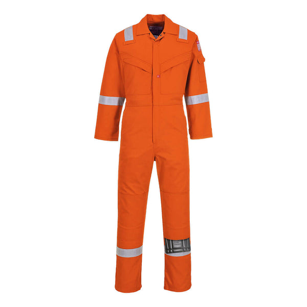 Portwest® Bizflame Work Lightweight FR NFPA 2112 Coverall, Orange, Size M (FR518ORRM) Each