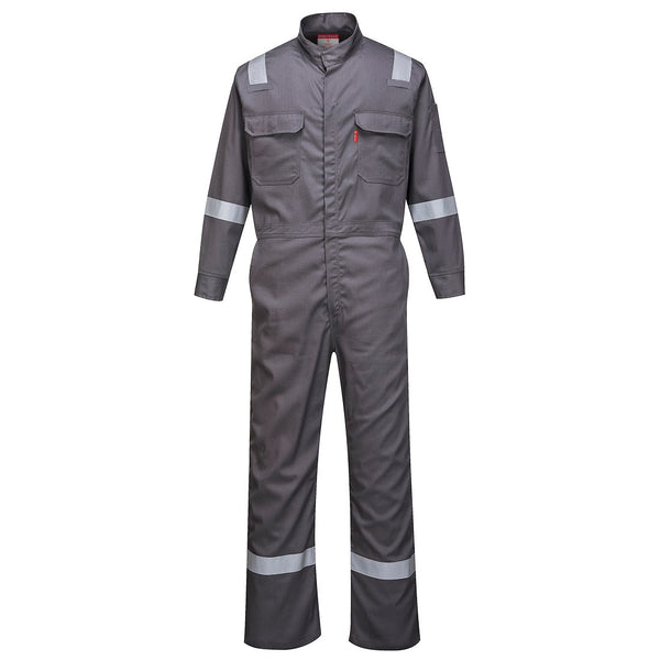Portwest® Bizflame 88/12 Iona FR Coverall, Gray, Size S (FR94GRRS) Each