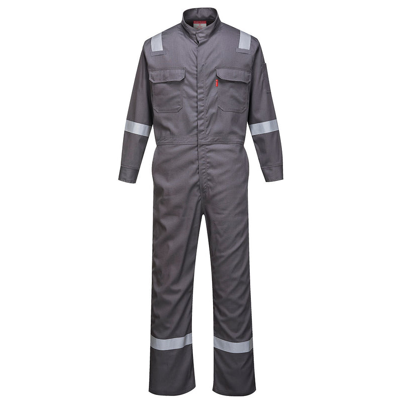 Portwest® Bizflame 88/12 Iona FR Coverall, Gray, Size S (FR94GRRS) Each
