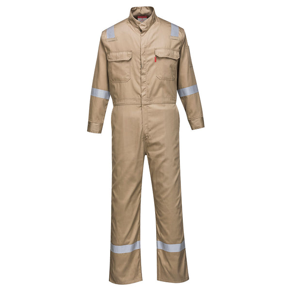 Portwest® Bizflame 88/12 Iona FR Coverall, Khaki, Size M (FR94KHRM) Each