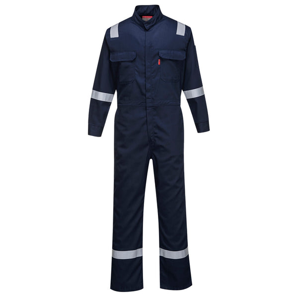 Portwest® Bizflame 88/12 Iona FR Coverall, Navy Tall, Size XXXL (FR94NATXXXL) Each