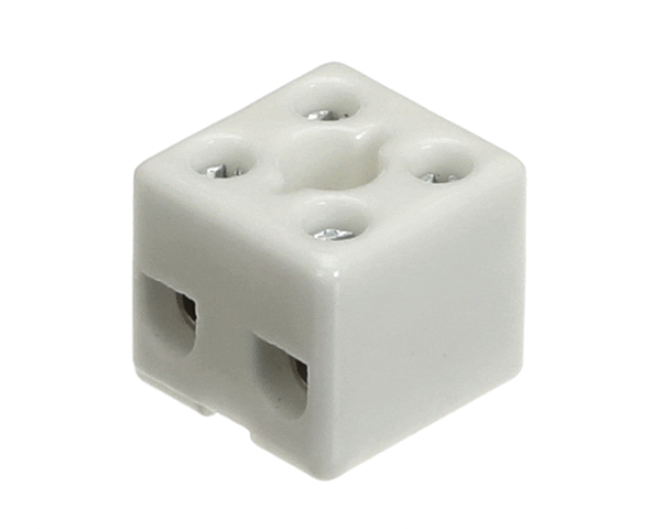 Fri-Jado 2300121 Terminal Block Crown, 2-Pole, Porcelain (FRIJ2300121) Each