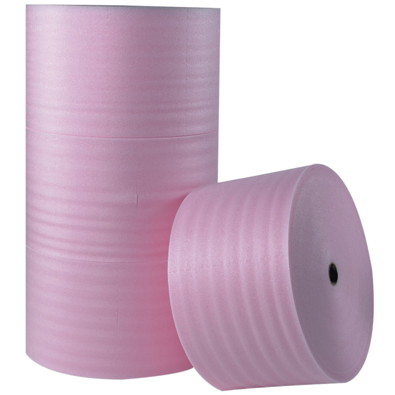 1/8" x 12" x 550' (6) Anti-Static Air Foam Rolls (FW18S12AS) Bundle Of 6