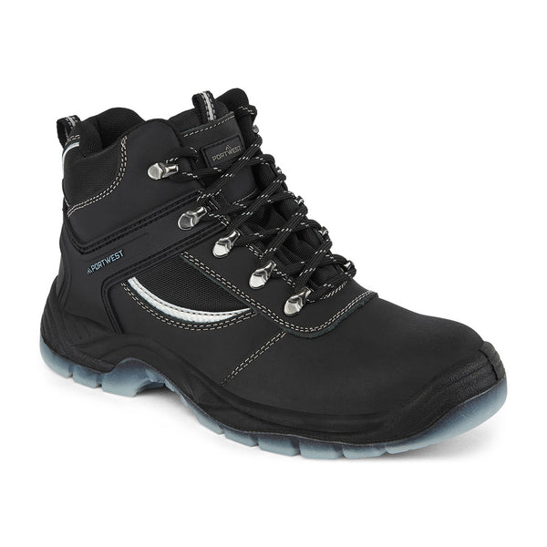 Portwest® Steelite Mustang Boot S3, Black, Size 40 (FW69BKR40) Each
