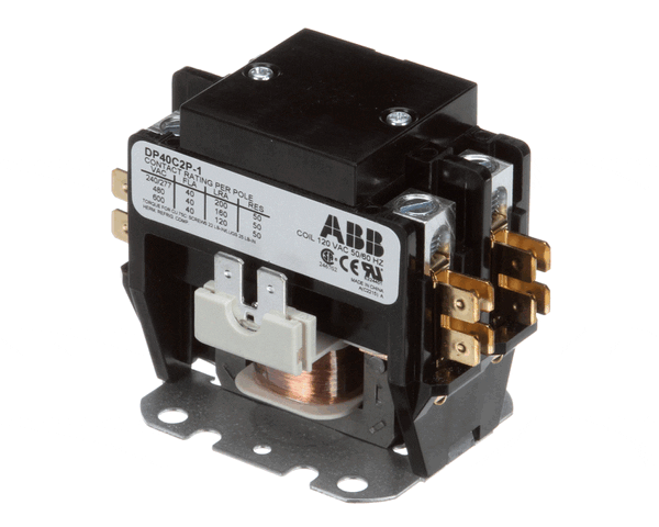 Food Warming Equipment Contact-2 Pole-120V-40Amp Contactor Relay 2-Pole 120V 40 (FWECONTACT2POLE120V) Each