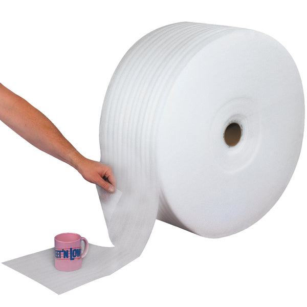 1/16" x 24" x 900' Parcel Ready Perforated Air Foam Roll, Each Each