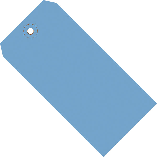 2 3/4 x 1 3/8" Dark Blue 13 Pt. Shipping Tags, Case Of 1000 Case Of 1000