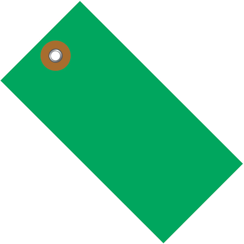 4 1/4 x 2 1/8" Green Tyvek® Shipping Tag (G14041C) Case Of 100