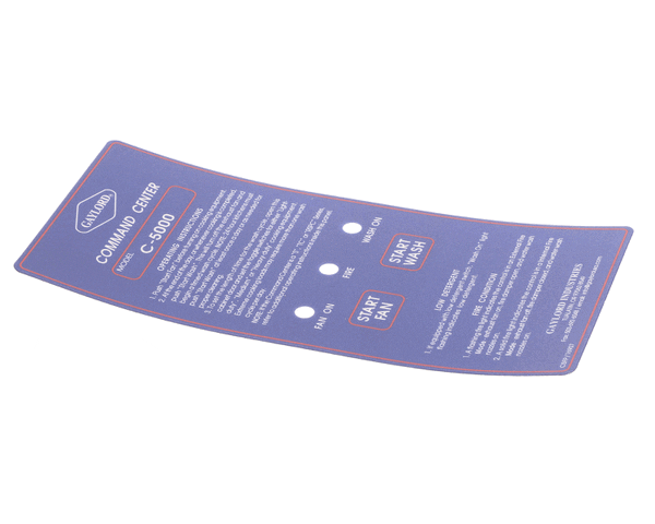 Gaylord 16907 C-5000 Mylar Faceplate (GAY16907) Each