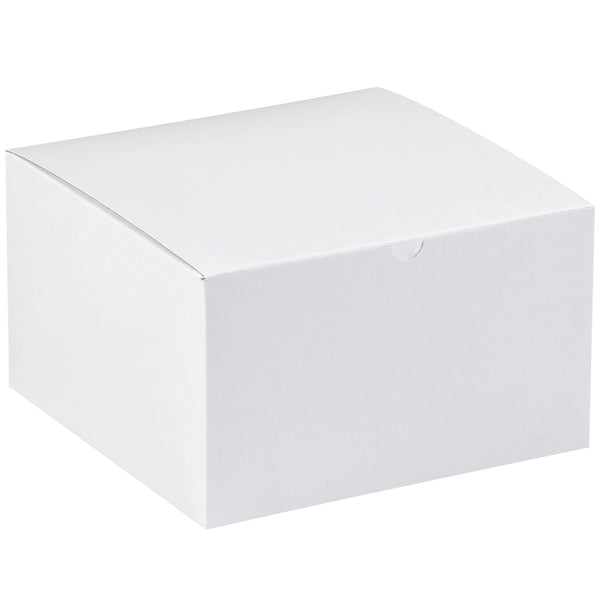 10 x 10 x 6" White Gift Boxes, Case Of 50 Case Of 50