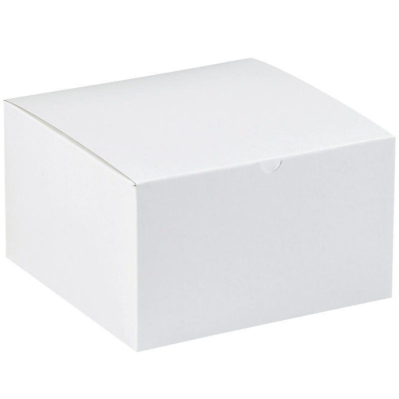 10 x 10 x 6" White Gift Boxes, Case Of 50 Case Of 50