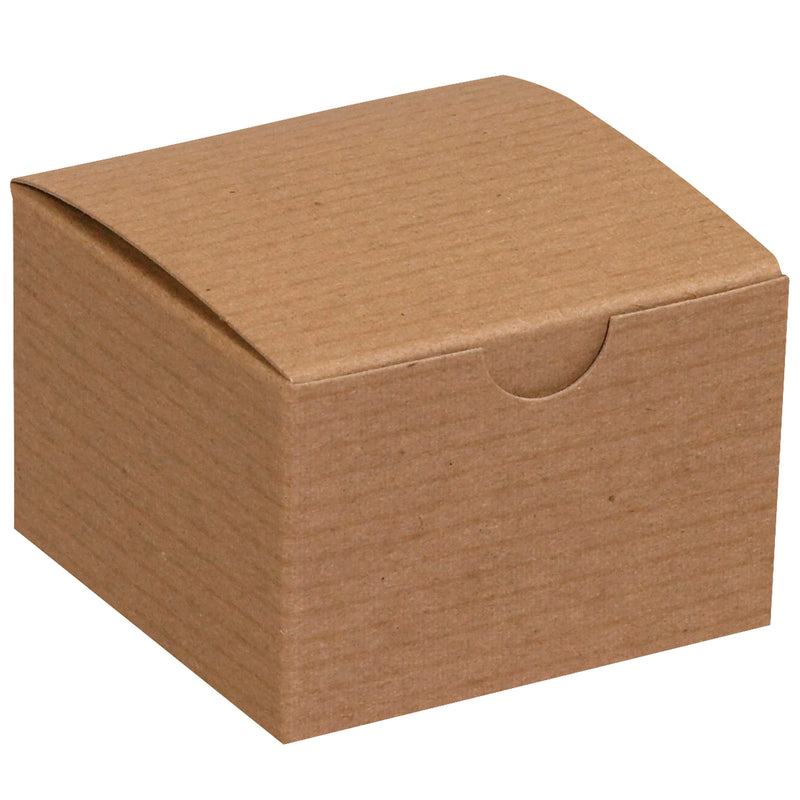 3 x 3 x 2" Kraft Gift Boxes, Case Of 100 Case Of 100