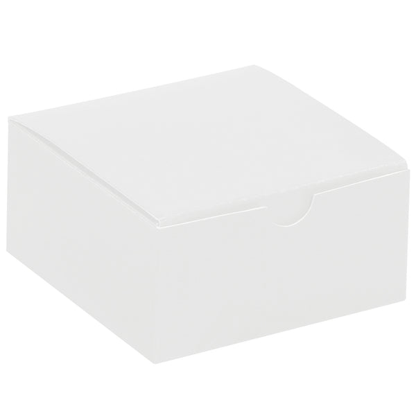 4 x 4 x 2" White Gift Boxes, Case Of 100 Case Of 100