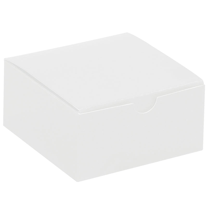 4 x 4 x 2" White Gift Boxes, Case Of 100 Case Of 100